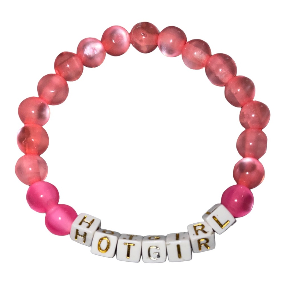 HOT GIRLLLL bracelet ! Megan Da stallion inspired beaded bracelet💗